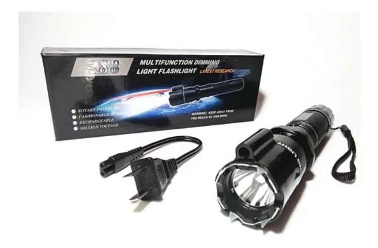 🔦 Linterna Taser 288 con Láser – Protección Personal y Luz en un Solo Dispositiv0